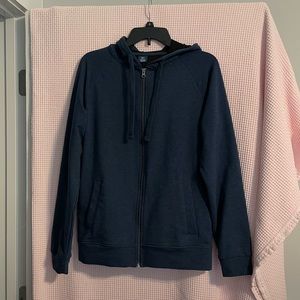 GEORGE Navy Blue hooded jacket.  Size S (34-36).